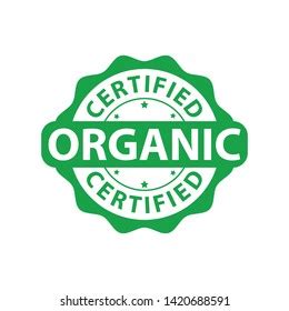 Certified Organic Logo Vector