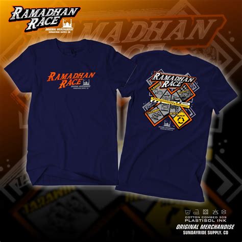 Jual KAOS EDISI RAMADHAN RACE BAJU PRIA COMBED 24s SABLON