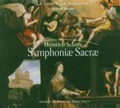 ブノワアレ Heinrich Sch tz Symphoniae Sacrae