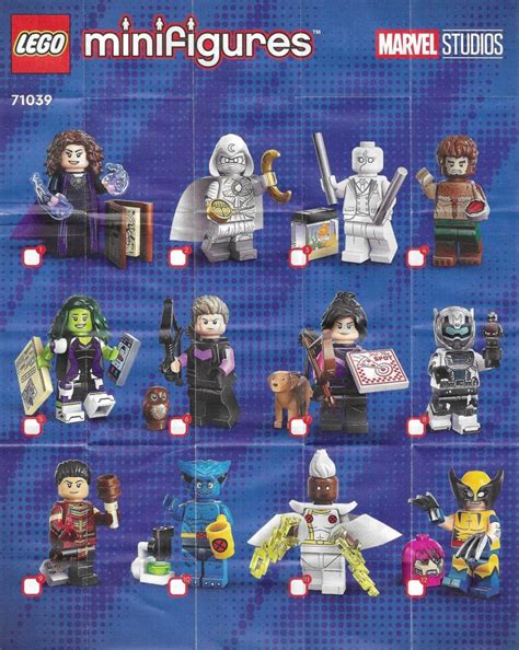 Review Lego Marvel Minifigures Series Jay S Brick Blog