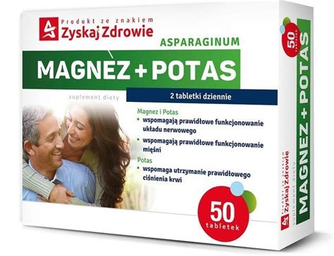 Asparaginum Magnez Potas X 50 Tabletek Cena Opinie Dawkowanie