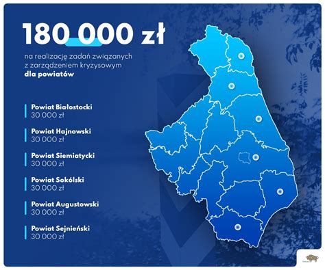 Samorząd województwa wspomoże finansowo podlaskie gminy i powiaty ze