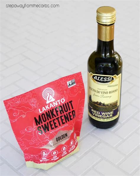 Zero Carb Balsamic Vinegar Alternative - Step Away From The Carbs