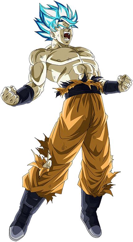 Universal Super Saiyan Blue Goku 01 Dokkan By Woodlandbuckle On