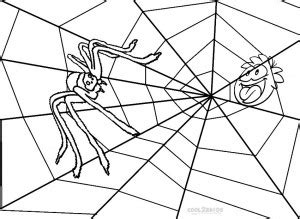 Printable Spider Web Coloring Pages For Kids | Cool2bKids