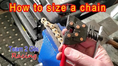 How To Shorten A New Motorcycle Chain Youtube