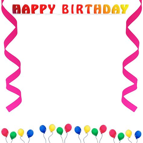 Free Birthday Borders Happy Birthday Borders