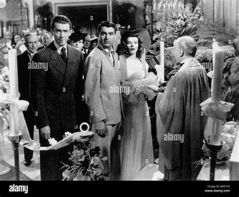 THE PHILADELPHIA STORY 1940 MGM Film With From Left James Stewart Cary