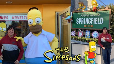 Springfield En La Vida Real Los Simpson Universal Studios