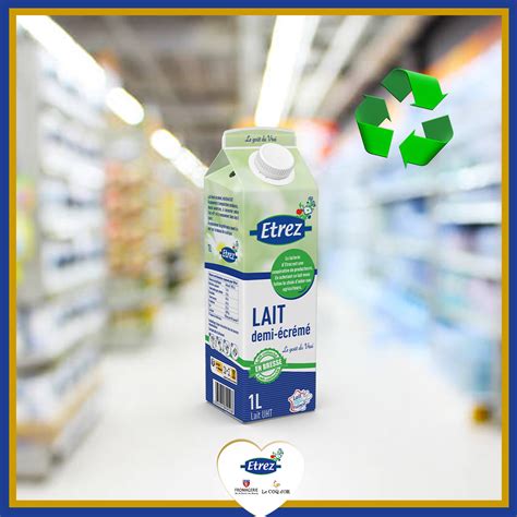 Nouveau Packaging Lait Uht Laiterie Etrez Foissiat