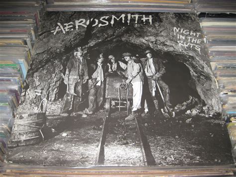 Rare Aerosmith Lp A Night In The Ruts Australian Import Cbs Pop Hard