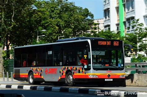 Bus 860 SMRT Buses Mercedes Benz Citaro SG1698T Bus Interchange