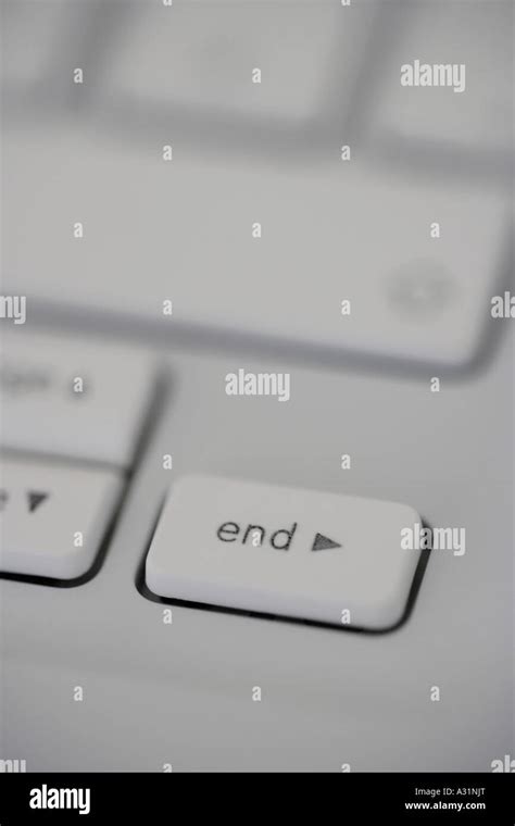 End key on computer keyboard Stock Photo - Alamy