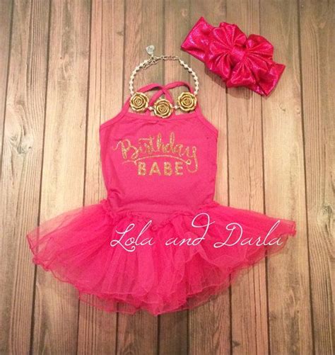 Fuchsia Birthday Babe Leotard Tutu Dress