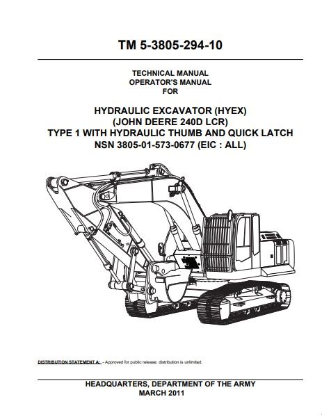 John Deere D Excavator Technical Manual The Best Diagnostic