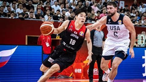 【fibaワールドカップ2019】アメリカ戦でチーム最多18得点と奮闘した日本の馬場雄大をドノバン・ミッチェルも称賛 スポーティングニュース