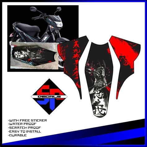 Rs Fi Batok Center Leg Shield Honda High Quality Sticker Decal