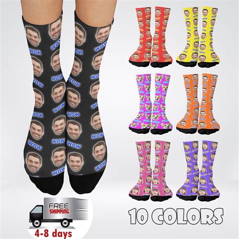 Custom Face Socks Personalized Socks With Photo Picture Printed