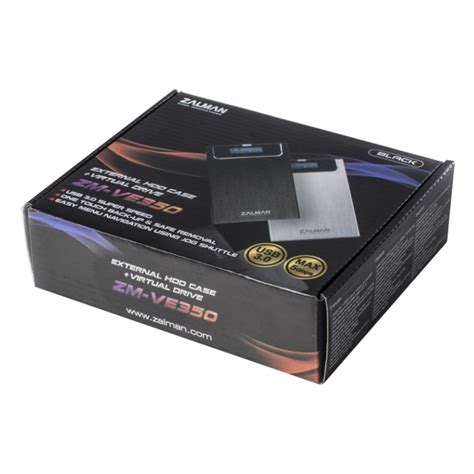 Внешний корпус для HDD Zalman ZM-VE350 Black — купить по низкой цене в ...