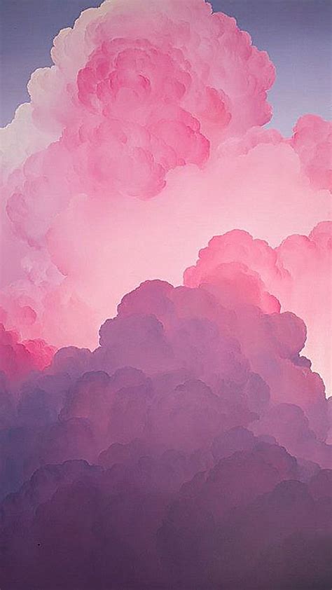 분홍색 구름 핑크 배경 구름 꿈나라 배경 이미지 Tumblr Wallpaper Pink Clouds Wallpaper