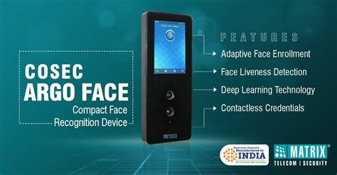 Dual Sensor Matrix Cosec Argo Face Facial Recognition Products