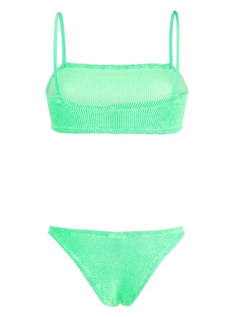 Hunza G Gigi Crinkled Finish Bikini Set Farfetch