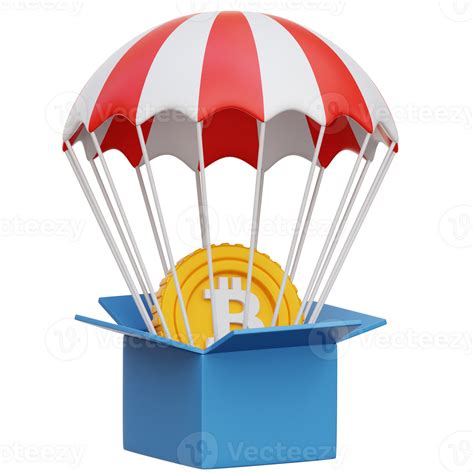 Crypto Airdrop D Illustration Png