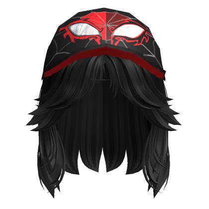 Black Arachnid Villain Cap Wolfcut Roblox Item Rolimon S