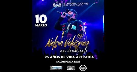 Nelson Velásquez llega a Venezuela para celebrar con un concierto 25