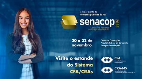 Cfa E Cra Ms Ter O Estande Em Evento Para Divulgar A Es Do Sistema Cfa