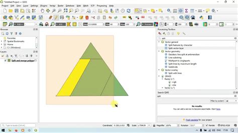 How To Split And Merge Polygon In QGIS YouTube