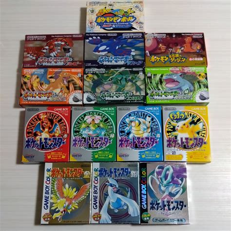 【やや傷や汚れあり】ポケットモンスター Gba Gb ソフト まとめ売り エメラルド ルビー サファイア ファイアレッド リーフグリーン 青