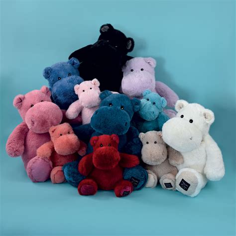 Histoire D Ours Peluche Hippopotame Hip Pie Rose Poudr Cm