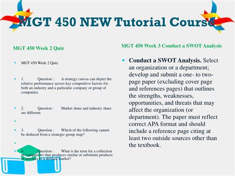 PPT MGT 450 NEW Tutorial Course Uoptutorial PowerPoint Presentation