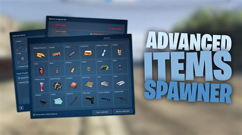 Advanced Items Spawner Admin Menu Qbcore Esx Legacy Framework