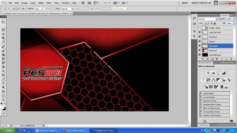 Pes Modif Download Template Start Screen Pes 2013 By Ginda01