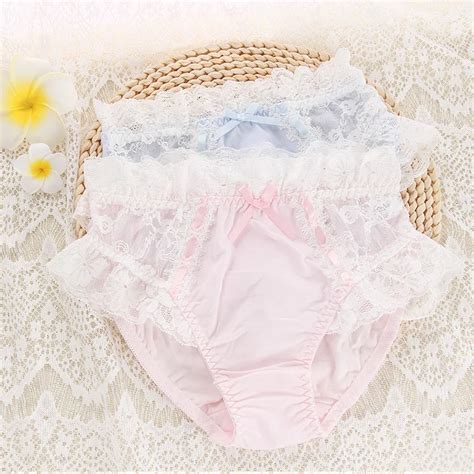 Japanese Lace Lovely Women Underwear Briefs Panties Tanga G String Bragas Culotte Femme Thongs