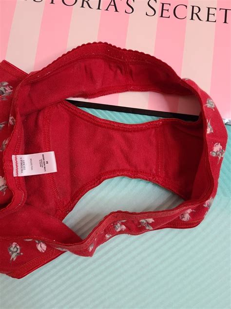 VTG Victoria S Secret Signature Cotton Low Rise Bikini Panty Size M EBay