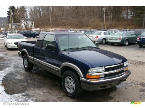 1999 Indigo Blue Metallic Chevrolet S10 Ls Extended Cab 4x4 25752184 Photo 15