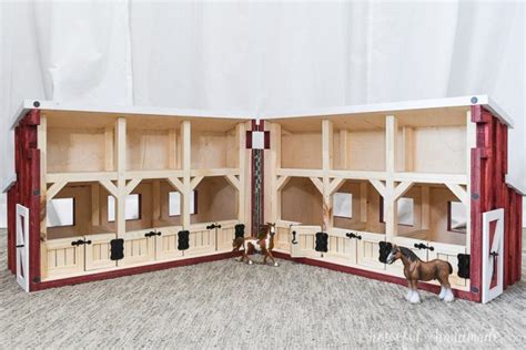 Wooden Toy Barn Build Plans - Houseful of Handmade