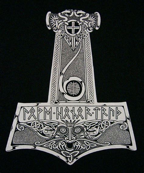 In Norse Mythology Mj Lnir Is The Hammer Of Thor The Norse God Of