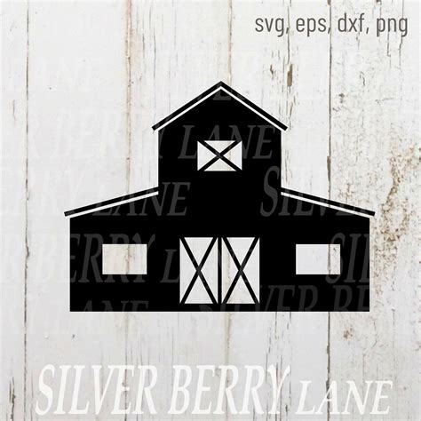 Barn Bundle Svg Farmhouse Barns Svg Farm Barn Svg Barn Rooster Svg