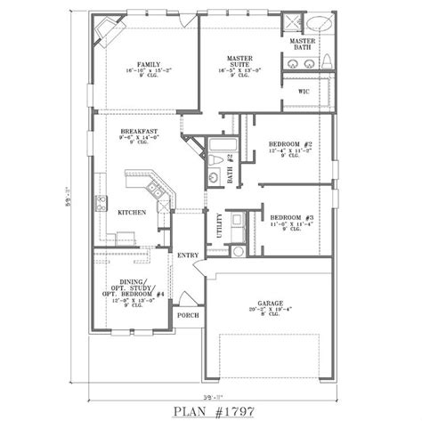 The Floor Plan For A Two Story House