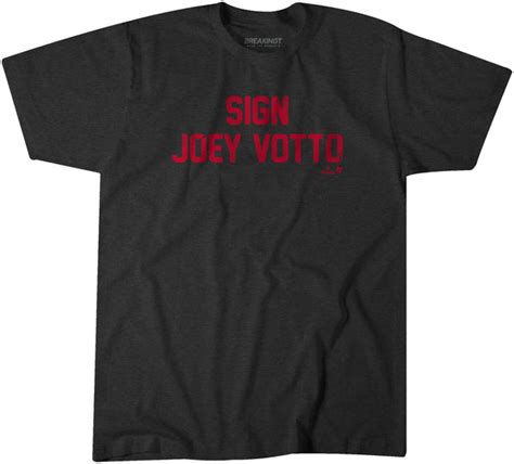 Sign Joey Votto Shirt Hoodie Mlbpa Licensed Breakingt