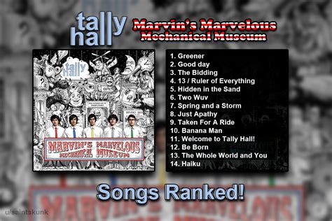 MMMM Songs Ranked! : r/tallyhall