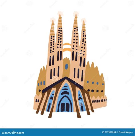 Barcelona España 5 De Abril De 2021 Basílica De La Sagrada Familia