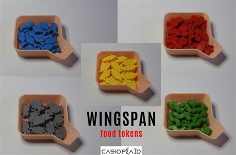 Wingspan Unofficial Birdhouse Food Board Game Meeples And Etsy