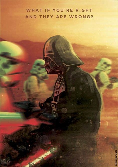 Darth Vader Walking On The Battlefield