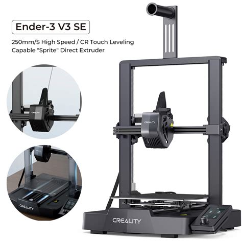 Ender 3 V3 SE 3D Printer Orange 3D