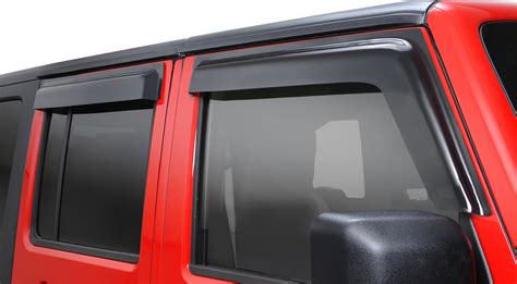 Gt Styling 88641 Vent Gard Side Window Deflectors In Smoke For 07 18